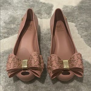Girls Melissa Rose Slippers with Bow